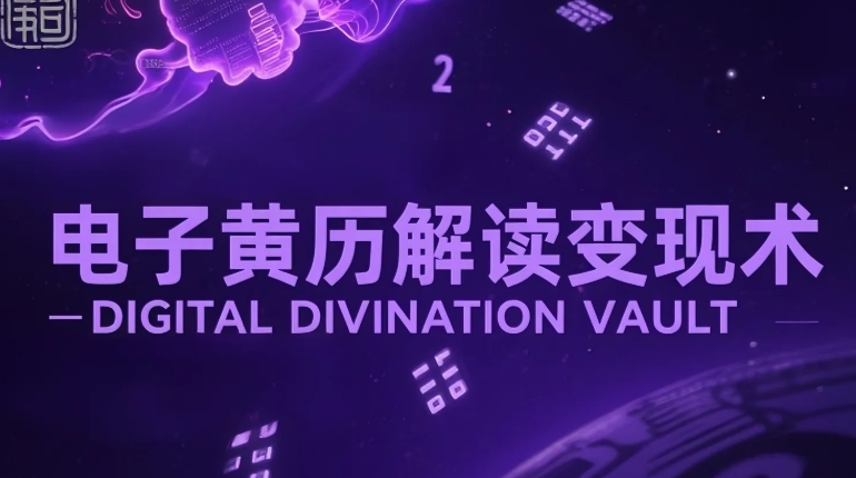 冷门蓝海新项目,电子黄历解读变现术,收徒引流轻松起号【36MB】