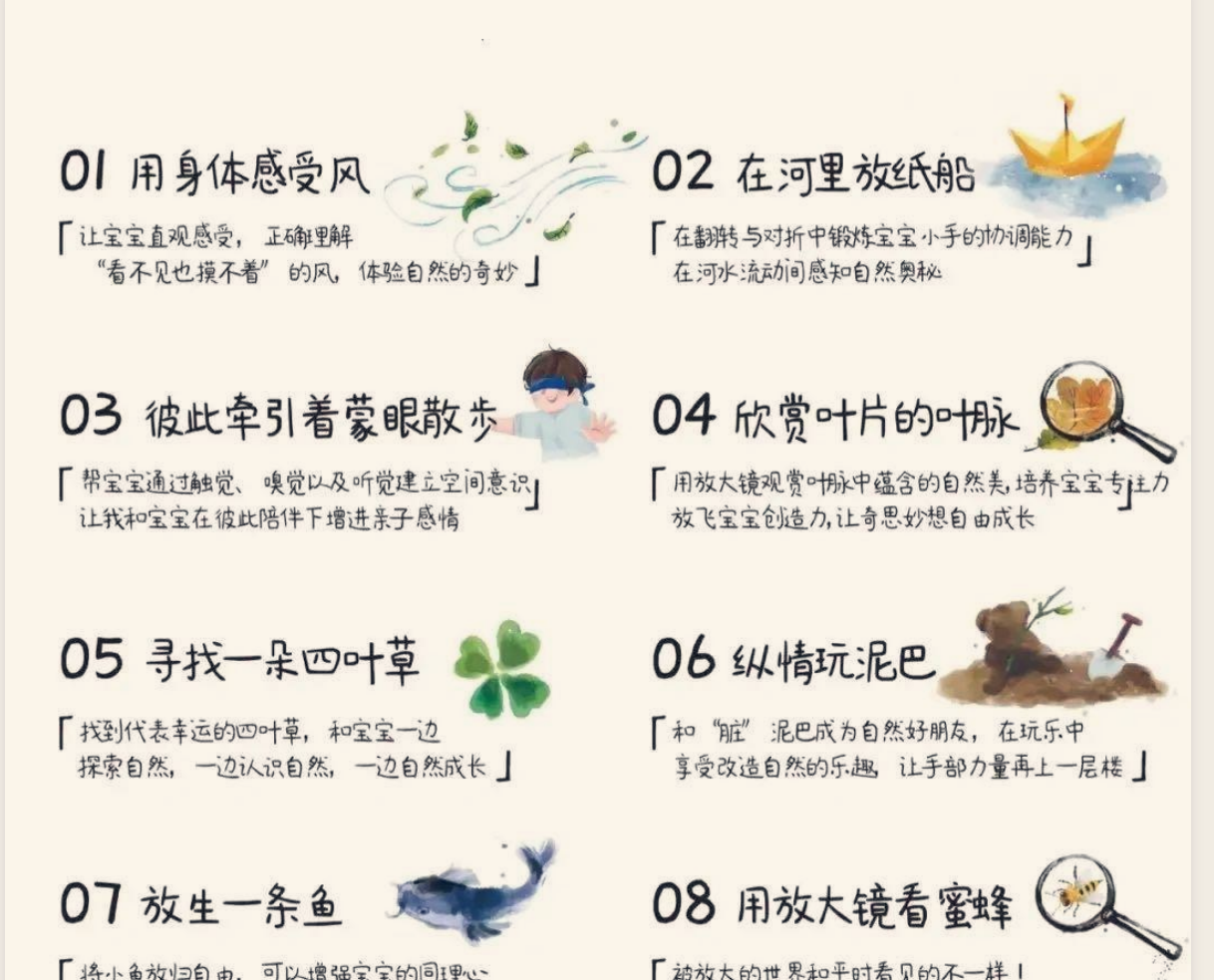 清华妈妈分享：爸爸陪娃100件小事 PDF 1.5M
