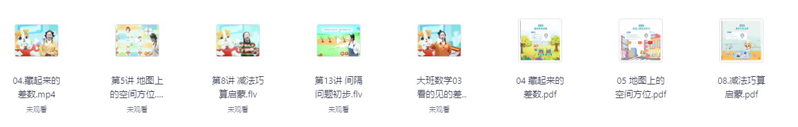 【学而思 幼儿园全套课程】119GB