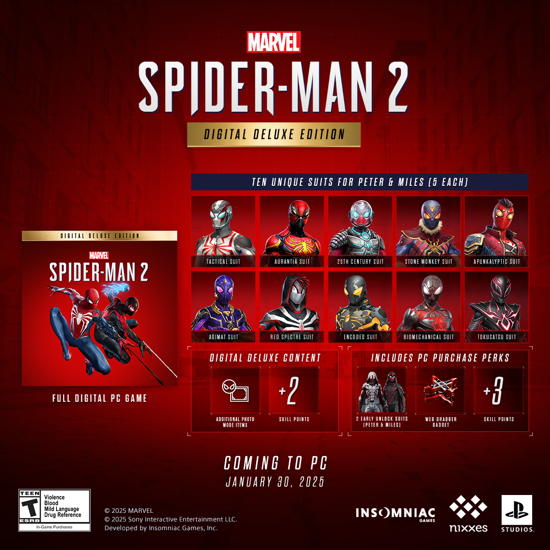 漫威蜘蛛侠2|豪华版|全DLC|官方中文|支持手柄|Marvel's Spider-Man 2插图