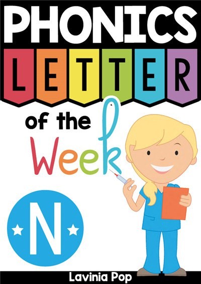 儿童自然拼读字母书《Phonics Letter Of The Week》 254MB