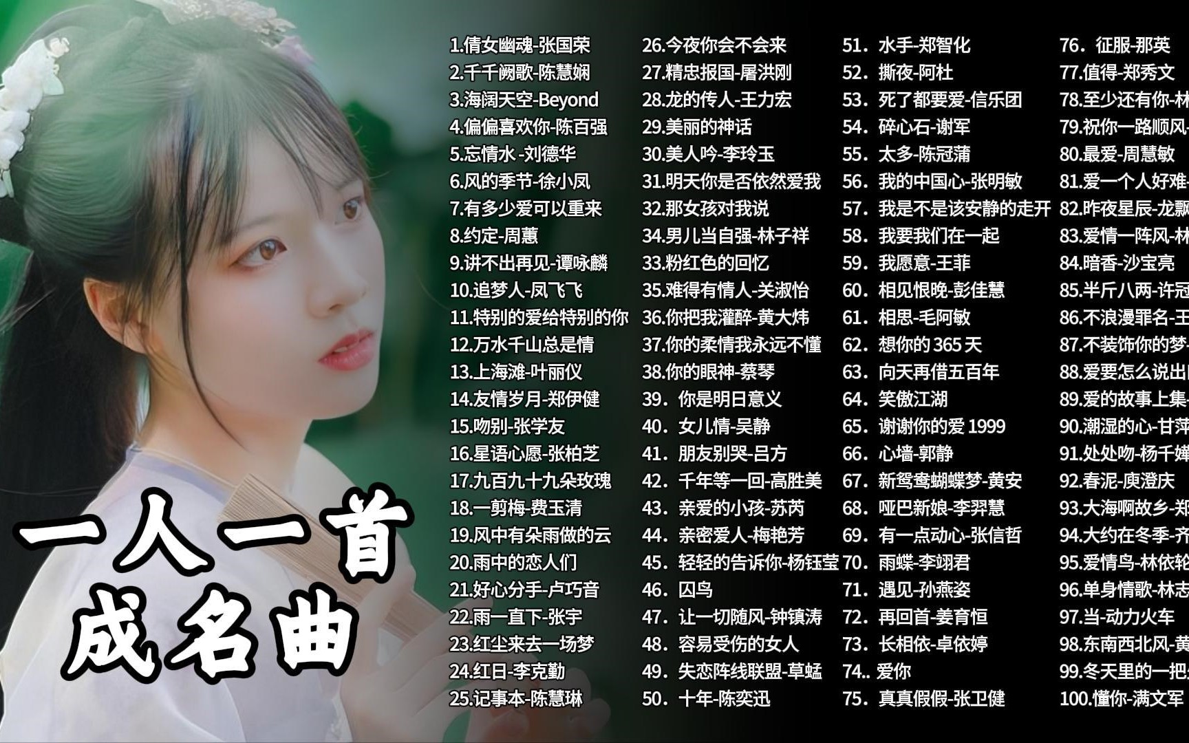 200首一人一首成名曲无损合集·港台篇 wav/8.1GB