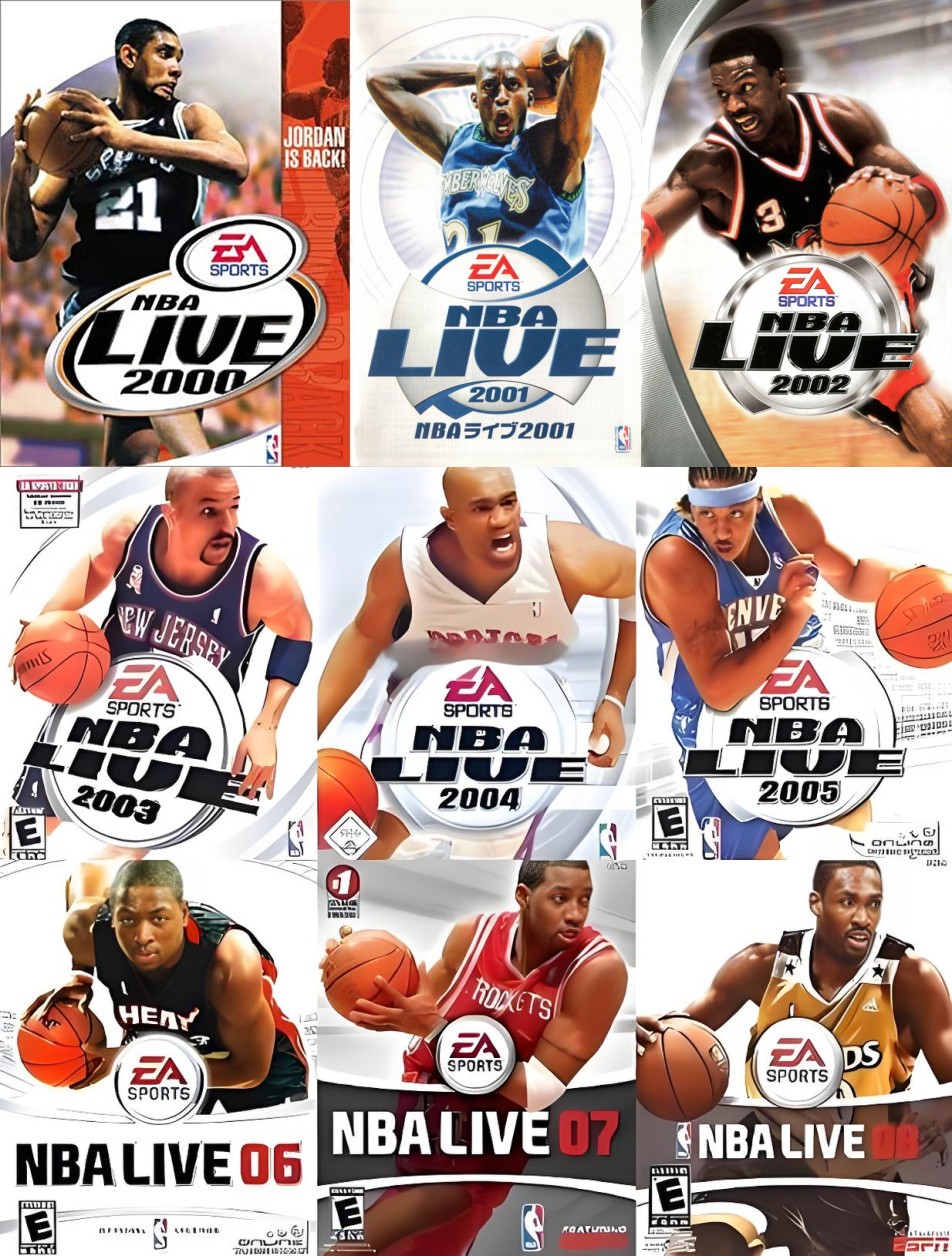 【珍藏】NBA LIVE系列 00-08合集 PC篮球游戏 运动体育(包含赛季更新 大补MOD 宽屏补丁)    [33.2G]