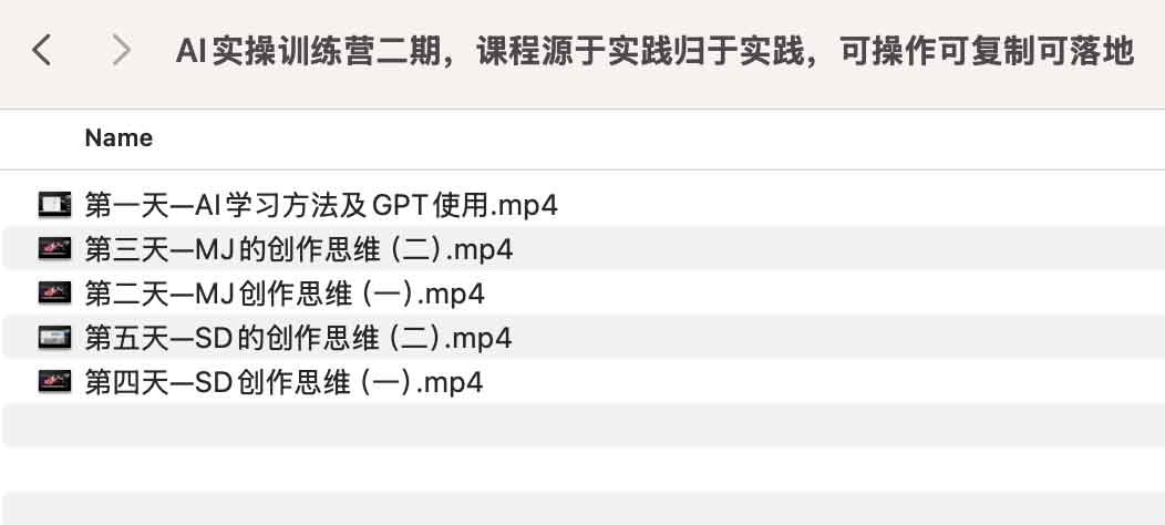 AI实操训练，课程源于实践归于实践，可操作可复制可落地【 2GB】