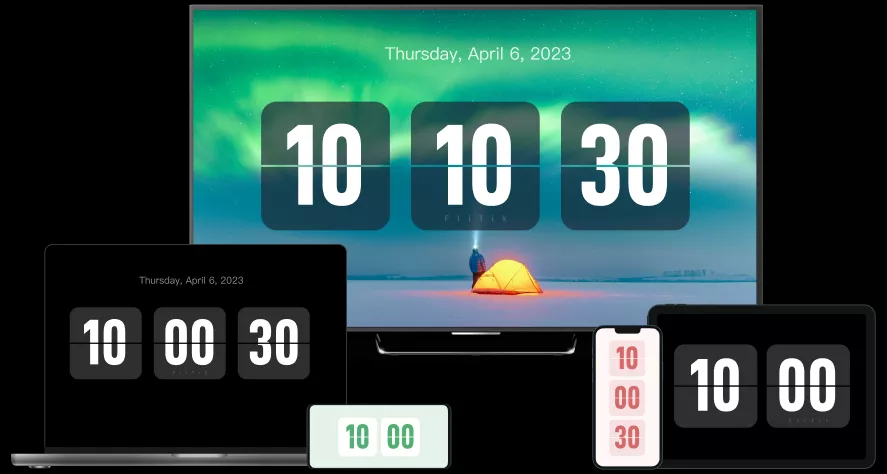 FliTik翻页时钟 v1.1.21 支持TV+iOS+PC+鸿蒙-第1张图片-分享迷