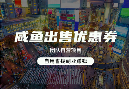 闲鱼出售优惠卷，团队自营项目，保姆级教学  【5.8MB】  PDF格式