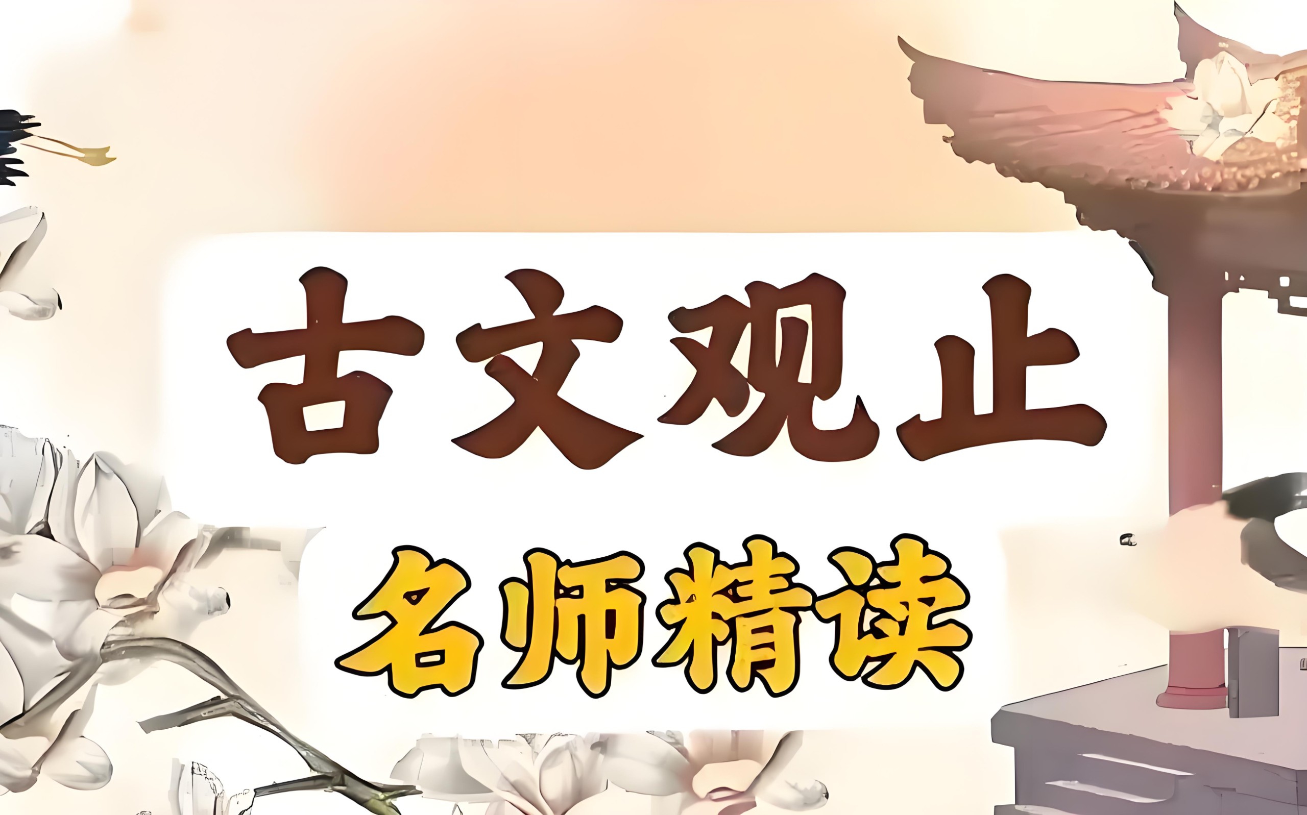 晓晓老师《“古文观止”精读课》 28.4GB