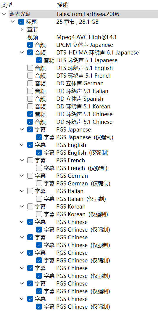 地海传说 (2006)【蓝光原盘REMUX】【次世代环绕声国粤日三语】内封简繁日双语字幕 [24.7G]