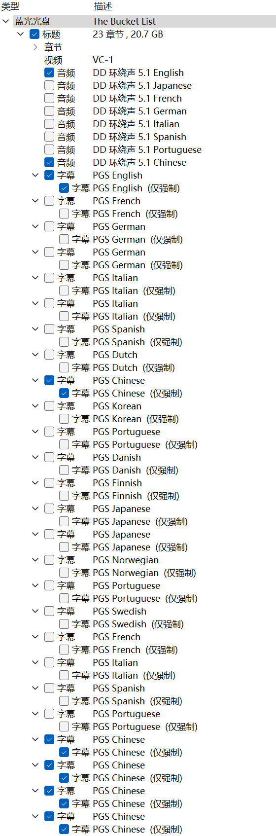 遗愿清单 (2007)【蓝光原盘REMUX】【杜比环绕声央视国配+原生英语】内封简繁英双语特效字幕 [16.6G]