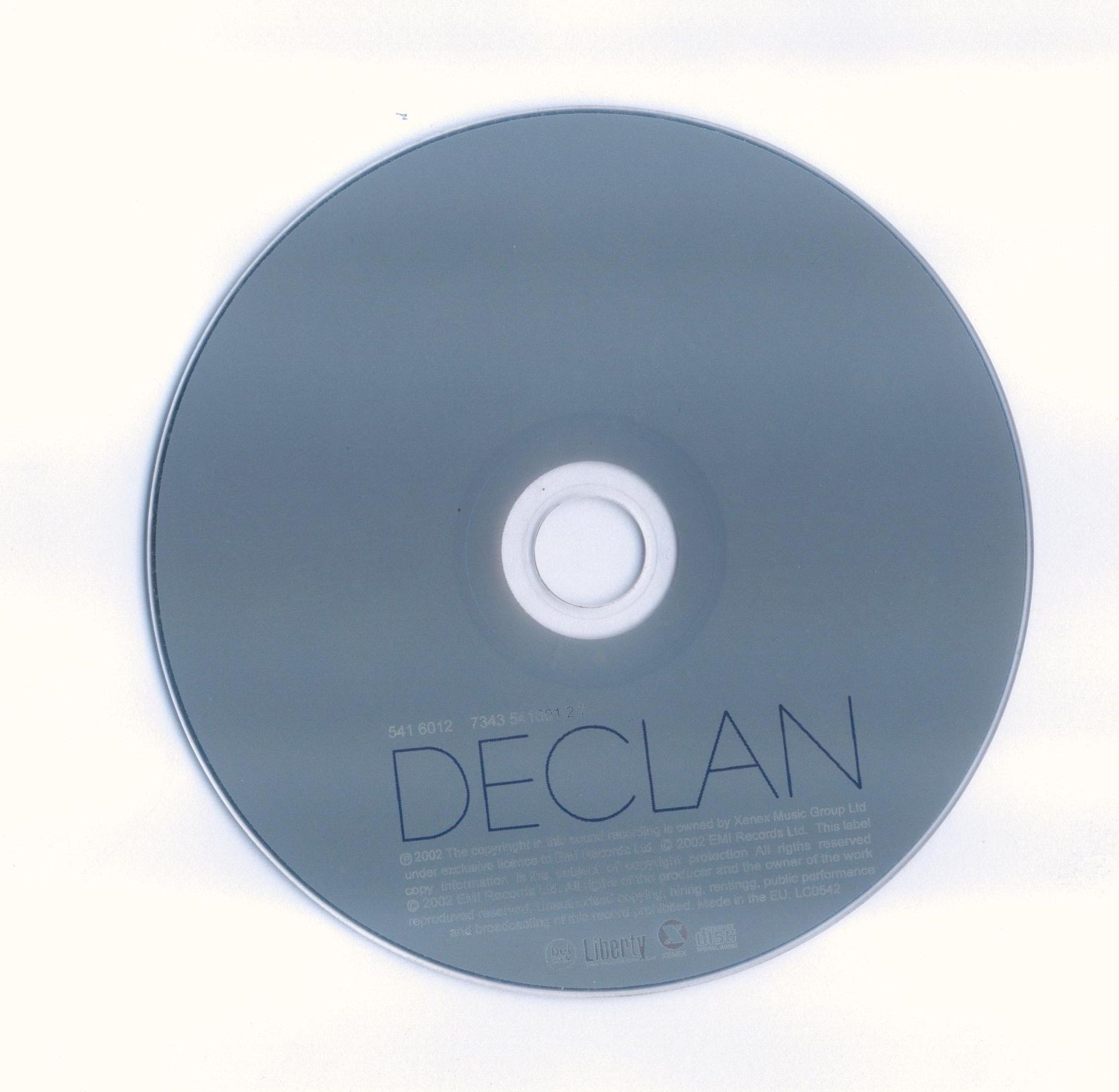 本    名迪克兰·加尔布雷斯 Declan Galbraith同名专辑Declan