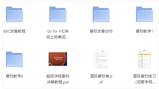 国际音标速读宝典+课程PPT+BBC发音教程 【1.8GB】