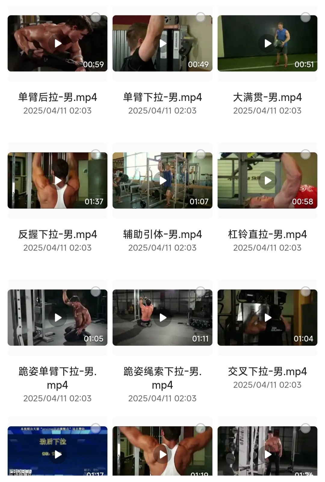 【健身教程】男女全套基础健身视频课【MP4】【13.1GB】