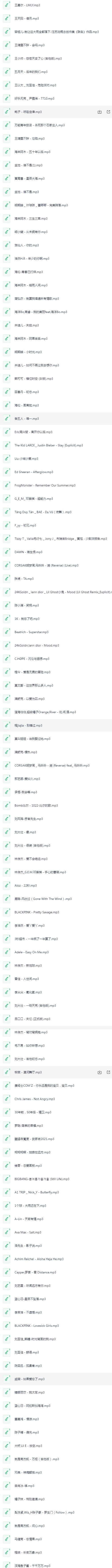 《抖音爆火歌曲400多首合集》2020-2024 [WAV分轨] [3.9G]