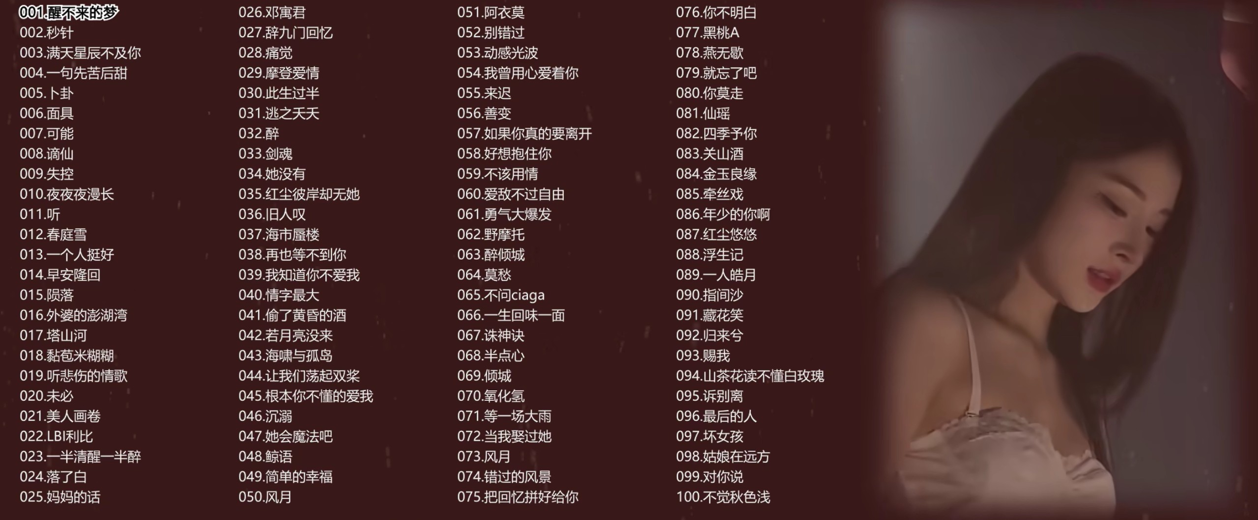 【无损音质100首热门车载DJ】一键提神不犯困 [WAV/5.8G]