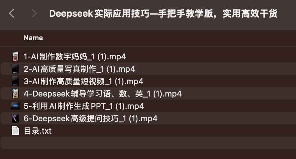 Deepseek实际应用技巧—手把手教学版,实用高效干货【284mb】