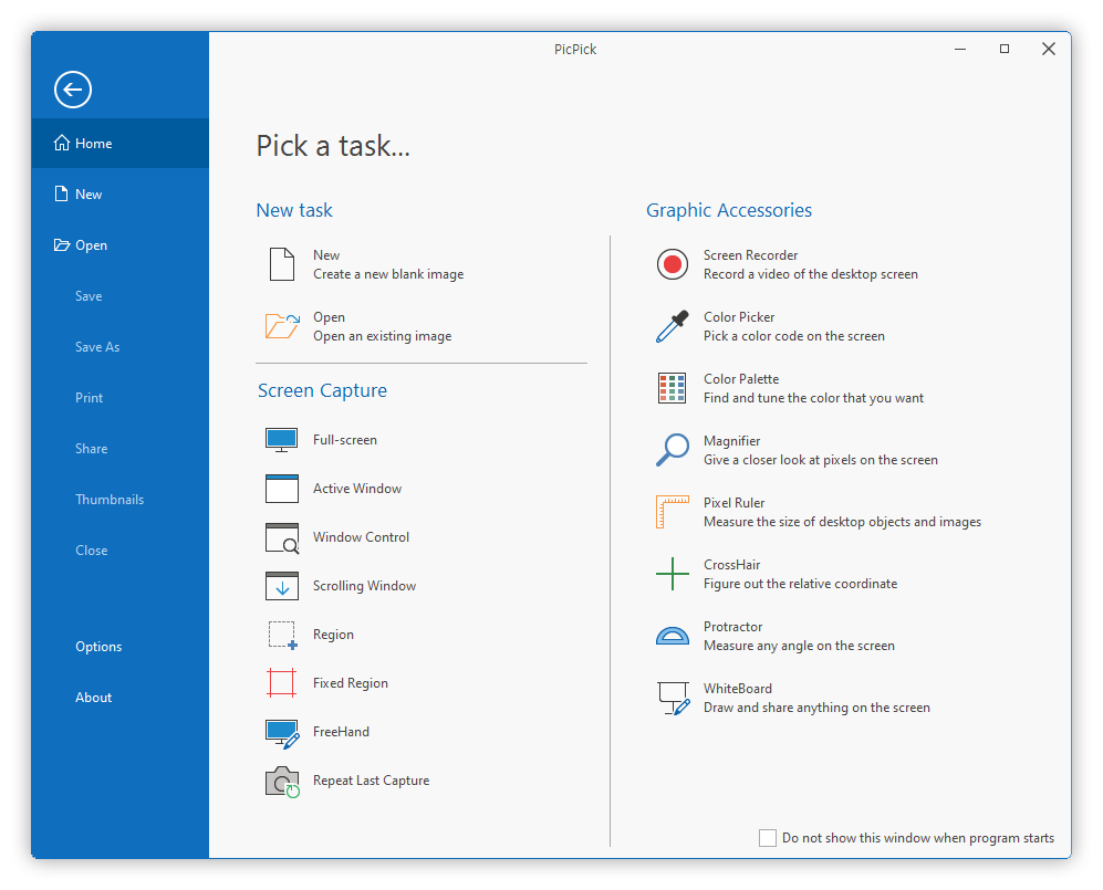 Picpick（截屏软件） v7.4 电脑版 绿色便携 大小54MB