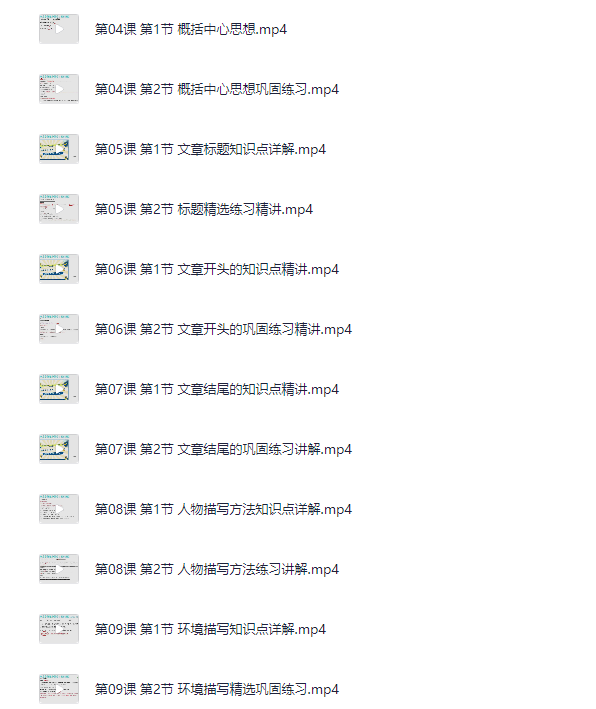 小学语文公式 从入门到满分【7.5GB】