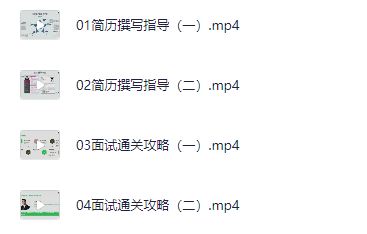 会计岗前技能(简历撰写+面试)mp4【514.8MB】