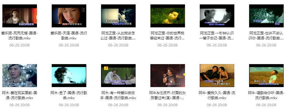 MTV精选一万首 自带卡拉ok音轨，可以自己在家唱歌 【MKV】【169GB】