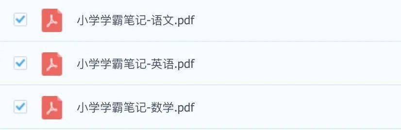 小学学霸全科笔记复印件(可下载打印)全科目,涵盖语数外【268MB】