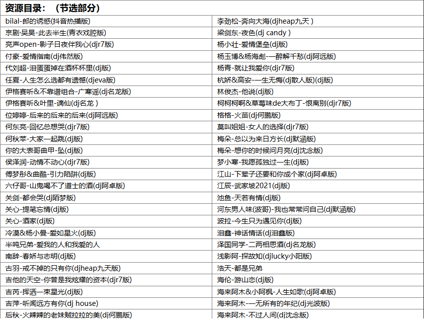 【歌单推荐】盘点2025年4月抖音最火的车载DJ劲爆流行歌曲355首合集 [WAV+MP3+12.9GB]