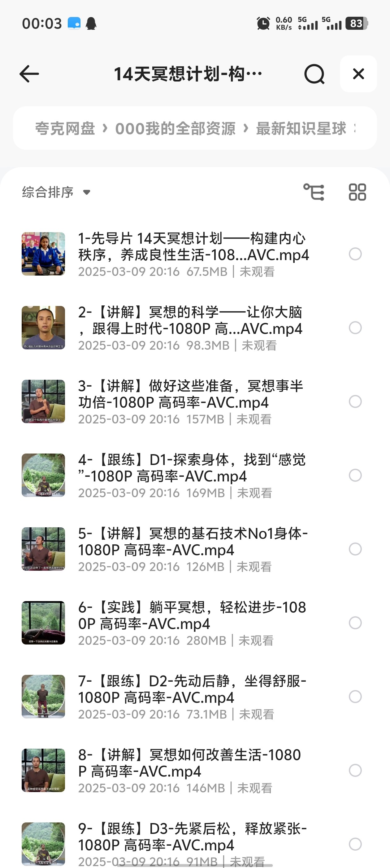14天冥想计划-构建内心秩序（4.81GB）