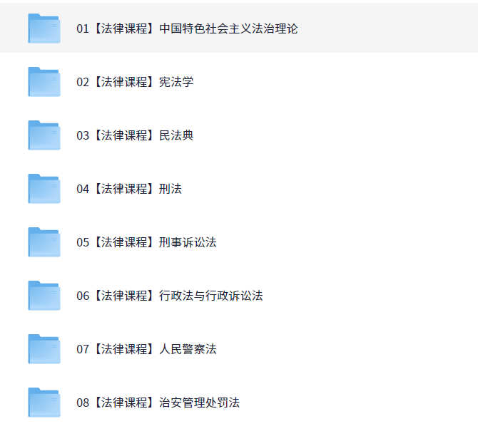 中公辅警资料 [6.7GB]