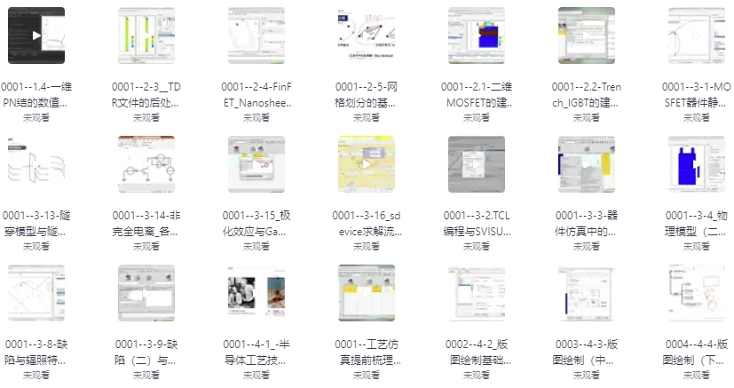 半导体器件建模仿真与分析教程 【38.7GB】