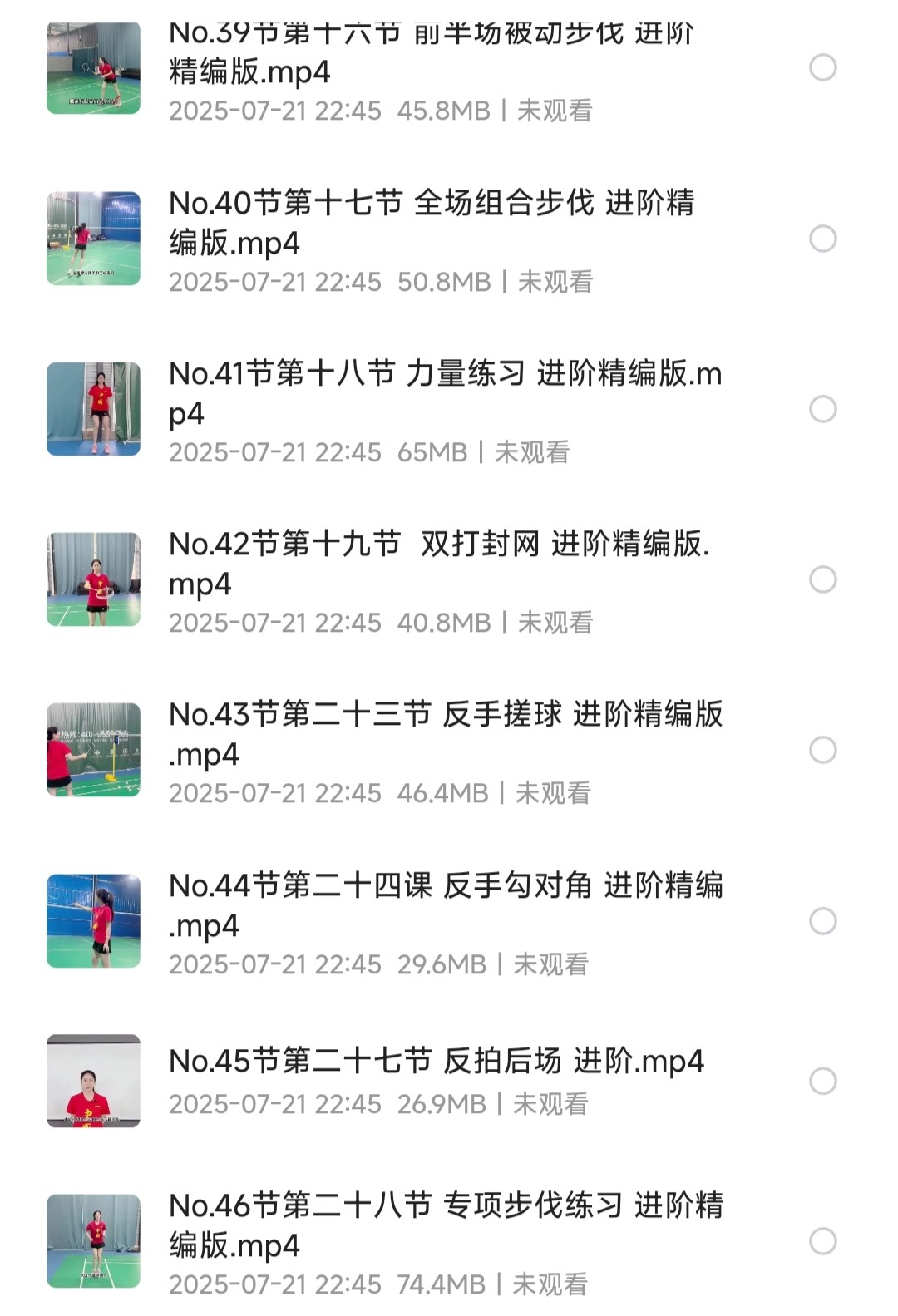【羽毛球教程】羽毛球学习从入门到精通·羽毛球3合1精品提高课［MP4/8.7GB］