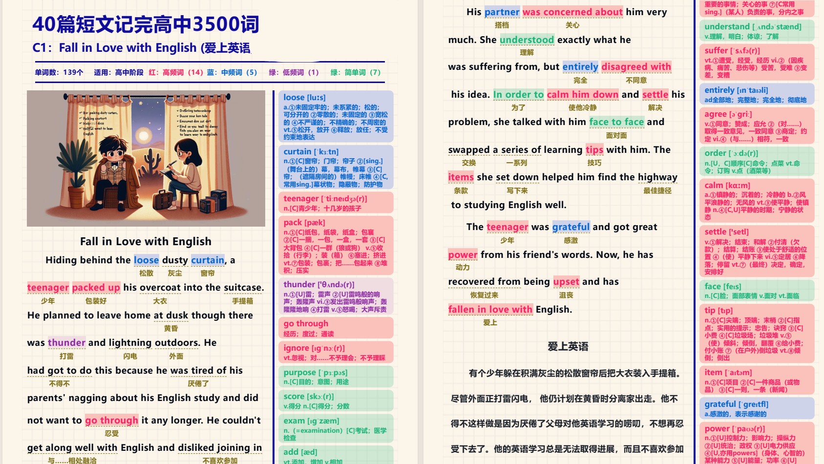 40篇短文搞定3500个高考单词 MP3/PDF 365.5M