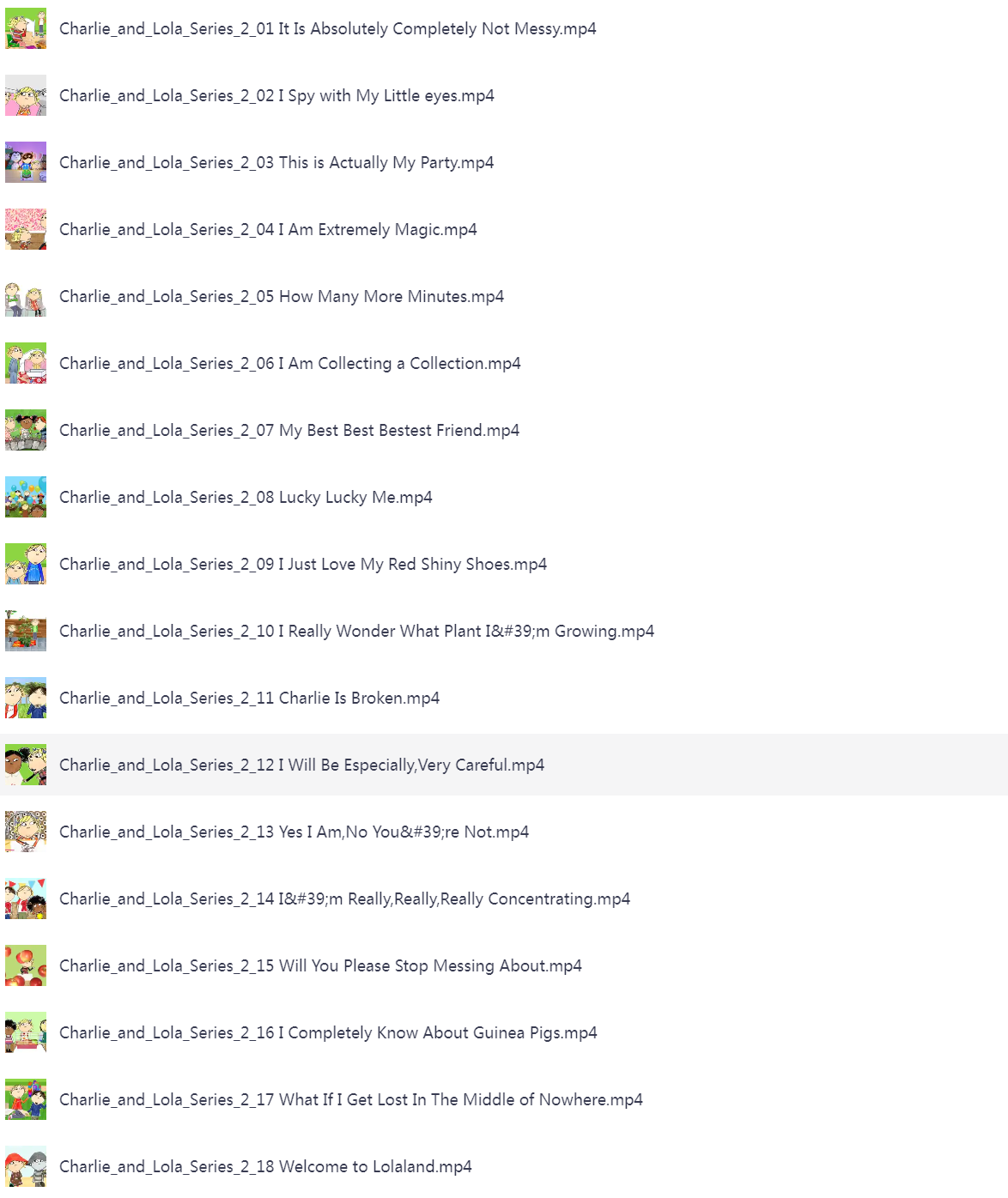 BBC英语启蒙动画《查理与罗拉 Charlie and Lola 全三季 (英文原版+央视版+音频) 》 8.3GB